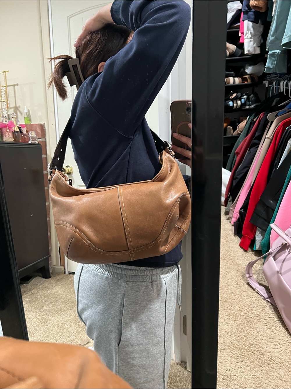 Coach tan leather soho bag - Picture 6 of 6